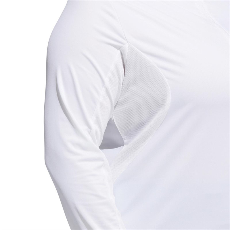 adidas Womens Ultimate365 Aeroready Golf Top (Plus Size) White