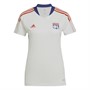 adidas Womens OL Olympique Lyonnais Tiro Training Jersey White Tint/Victory Blue