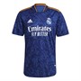 adidas Mens RMCF Real Madrid Authentic Away Jersey Victory Blue