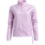 adidas Womens Embossed 1/4 Snap Golf Pullover Bliss Lilac