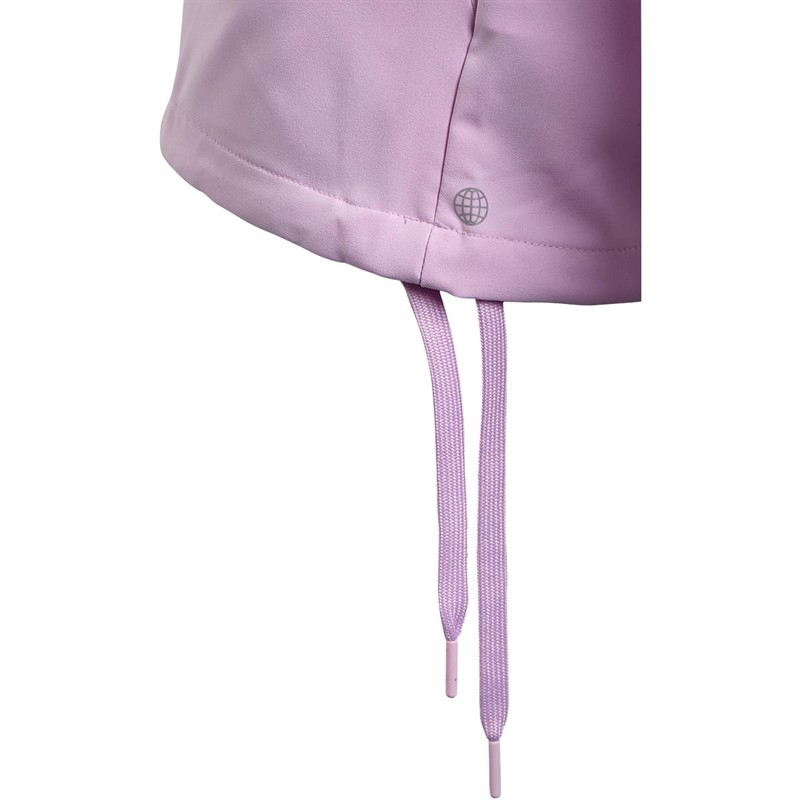 adidas Womens Embossed 1/4 Snap Golf Pullover Bliss Lilac