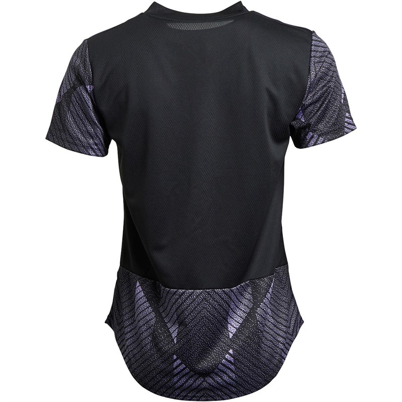 adidas Womens Ol Olympique Lyonnais Third Jersey Black