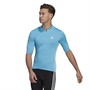 adidas Mens The Heat.Rdy Cycling Jersey Sky Rush/White