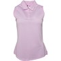 adidas Womens Aeroready Sleeveless Golf Polo Bliss Lilac