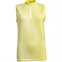 adidas Womens Primeknit Sleeveless Golf Polo Impulse Yellow
