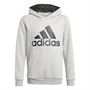 adidas Boys Essentials Hoodie Medium Grey Heather/Black