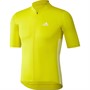 adidas Mens The Short Sleeve Cycling Jersey Acid Yellow/White