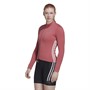 adidas Womens The Cold.Rdy Long Sleeve Cycling Jersey Wonder Red/White