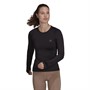 adidas Womens Run Fast Aeroready Long Sleeve Top Black