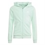 adidas Girls Essentials Full Zip Hoodie Clemintine/White