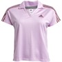 adidas Womens 3-Stripes Golf Polo Bliss Lilac