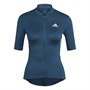 adidas Womens The Short Sleeve Cycling Jersey Teal/White