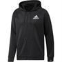 adidas Mens Aeroready Game And Go Small Logo Full-Zip Hoodie Black