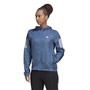 adidas Womens Own The Run Hooded Running Windbreaker Wonder Steel