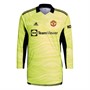 adidas Kids Junior MUFC Manchester United Home Goalkeeper Jersey Team Solar Yellow/Acid Yellow