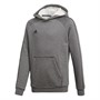 adidas Kids Junior Core 18 Hoodie Dark Grey Heather/Black