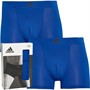 adidas Mens Active Recycled Eco Two Pack Trunks Blue/Blue