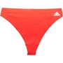 adidas Womens Sport Micro Cut Free Logo Thongs Vivid Red