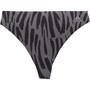 adidas Womens Sport Micro Cut Free Logo Printed Thong Tiger Print
