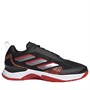 adidas Damen Avacourt Sandplatz Tennisschuhe Schwarz Kern / Taupe Metallic / Besser Scharlach