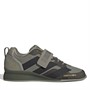 adidas Adipower III Gewichthefschoenen Zilvergrijs/Kernzwart/Olijfkleurig