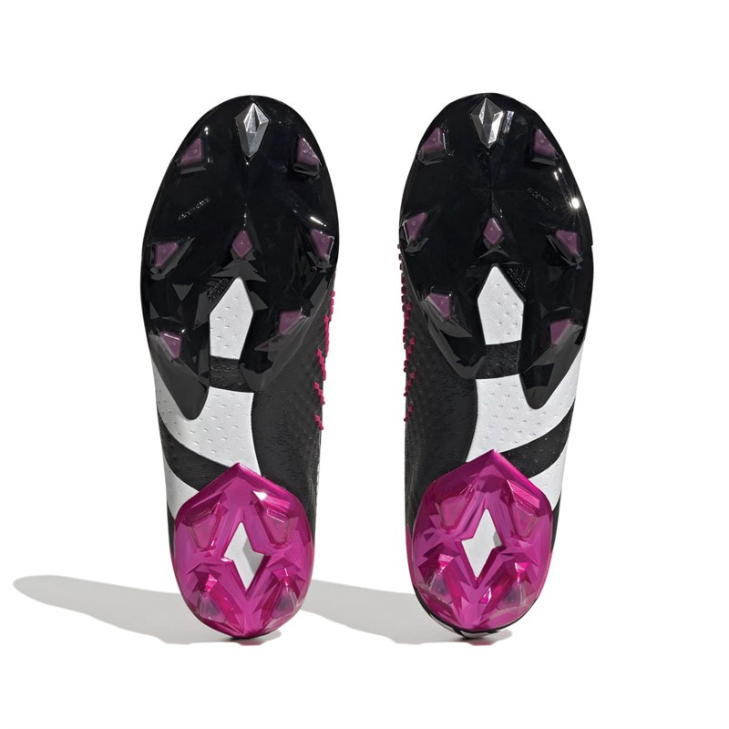 adidas Predator Accuracy+ FG Voetbalschoenen Vaste Grond Core Black/Footwear White/Team Shock Pink