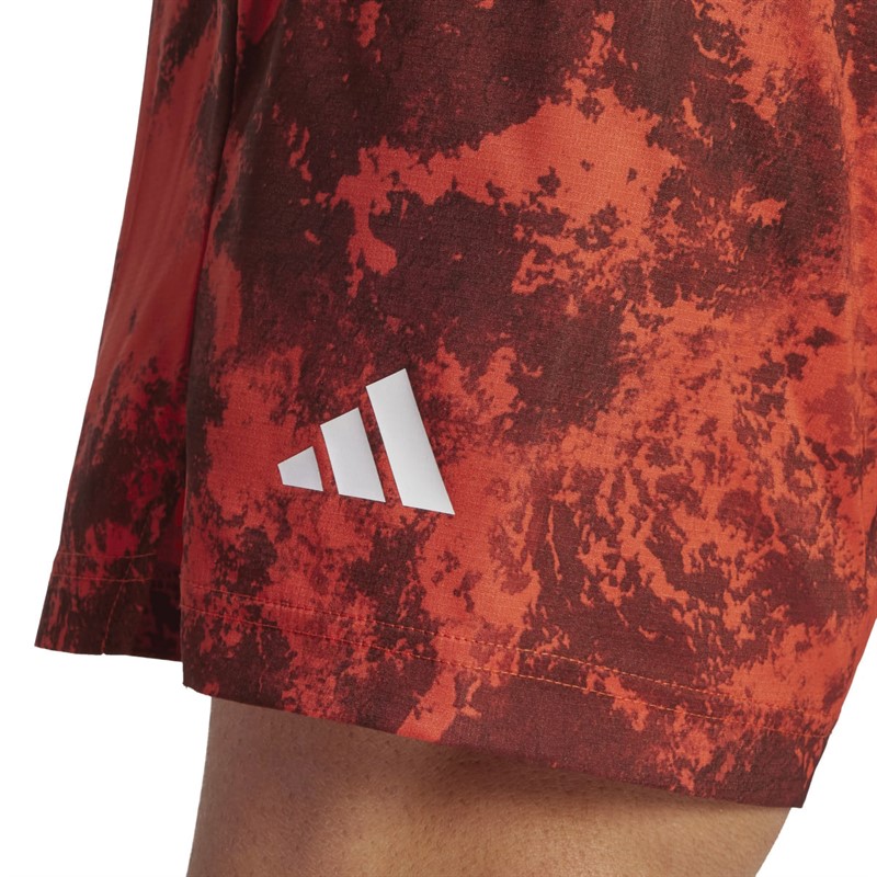 adidas Herre Paris Heat.rdy 2 In 1 Graphic Tennis Sport træningsshorts Rød