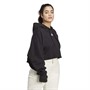 adidas Damskie Collective Power Cropped (plus Size) Bluzy z kapturami Czarny