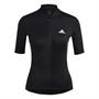 adidas Dame Cykeltrøje Kort Ærme Sort/Hvid