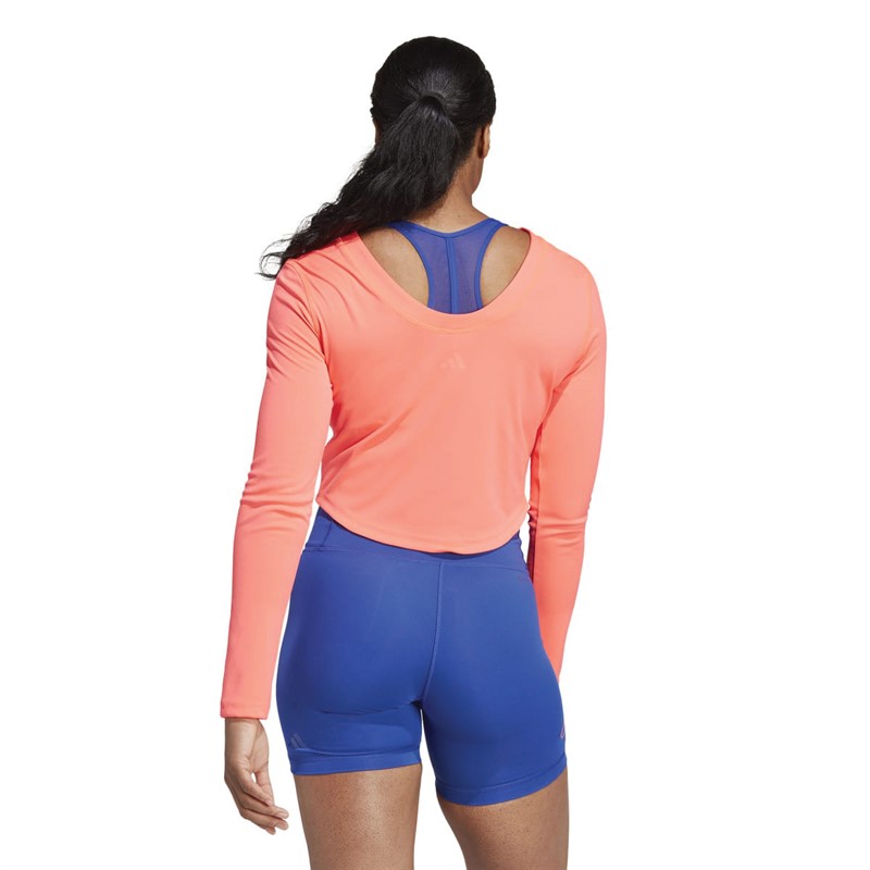 adidas Dames Hyperbright Lange Mouw Training Top Turbo