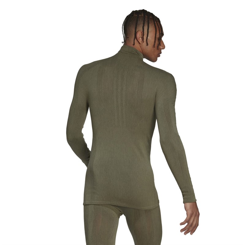 adidas Herre Terrex Drynamo™ Eco Merino Turtleneck Baselayer Sport træningstrøjer Grå