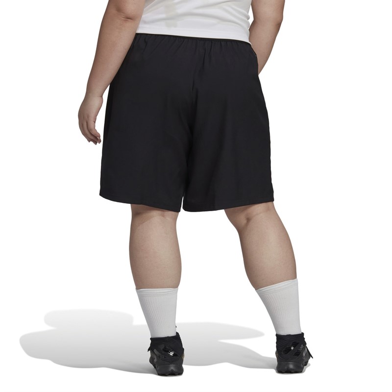 adidas Dames Tiro Rfto High-waisted Downtime (plus Size) Sportperformance shorts Zwart