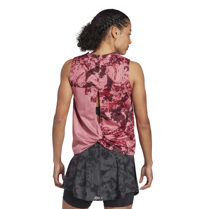 adidas Dames Tennis Tank Top Roze Strata