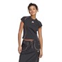 adidas Damen Lift Your Mind Performance Sporttops Schwarz