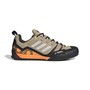 adidas Mens Terrex Swift Solo Approach Walking Shoes Beige tone/Grey One/Flash Orange
