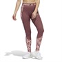 adidas Womens Aeroready Techfit Graphic Tight Leggings Quick Crimson