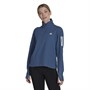 adidas Womens Own The Run 1/2 Zip Sweatshirt Wonder Steel