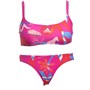 adidas Womens Flower Graphic Bikini Lucid Fuchsia