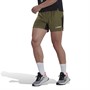 adidas Mens Terrex Trail Running Shorts Focus Olive