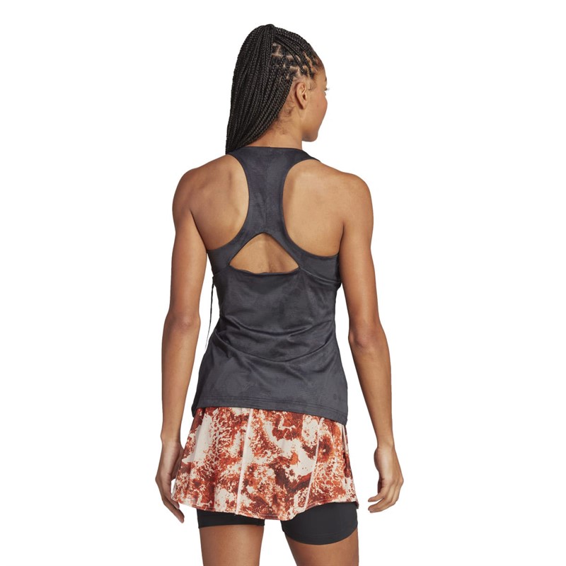 adidas Womens Tennis Paris Heat.Rdy Tennis Tank Top Carbon