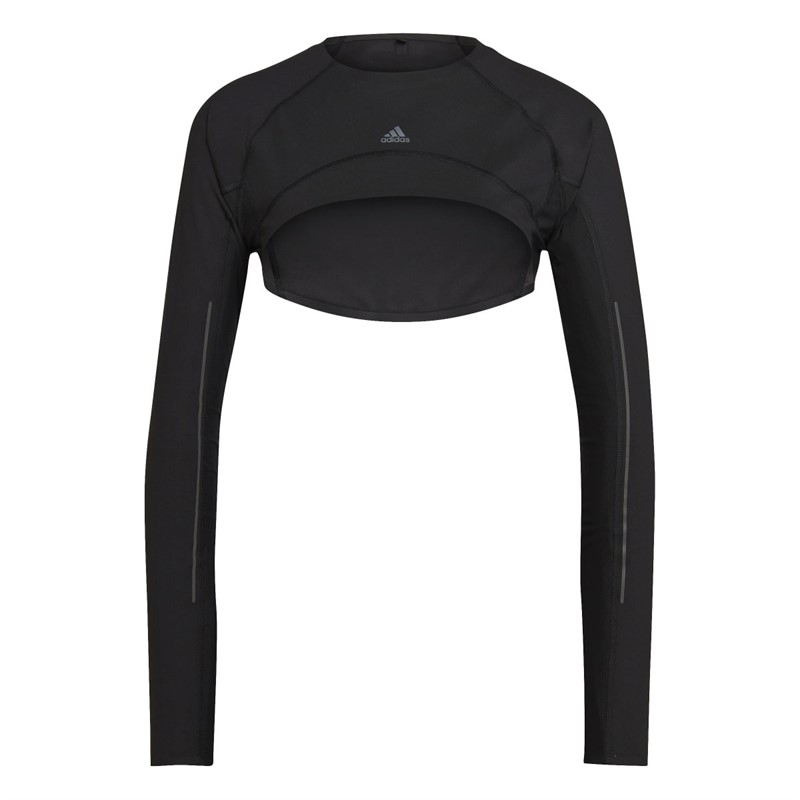 adidas Womens Hiit 45 Seconds Aeroready Bolero Black/Carbon