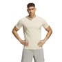 adidas Mens Yoga Training T-Shirt Sand Strata
