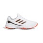 adidas Mens Zg23 Pro Waterproof Golf Cloud White/Core Black/Semi Solar Red