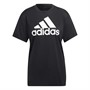 adidas Womens Big Logo Boyfriend T-Shirt Black/White