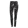 adidas Womens Essentials Logo Allover Print Leggings Black/White