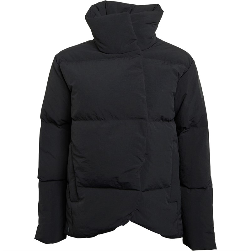 adidas Womens Big Baffle Padded Down Jacket Black