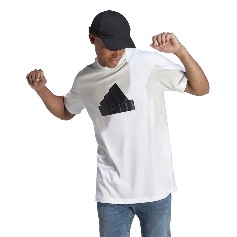 adidas Mens Sportswear Future Icons Badge Of Sport T-Shirt White