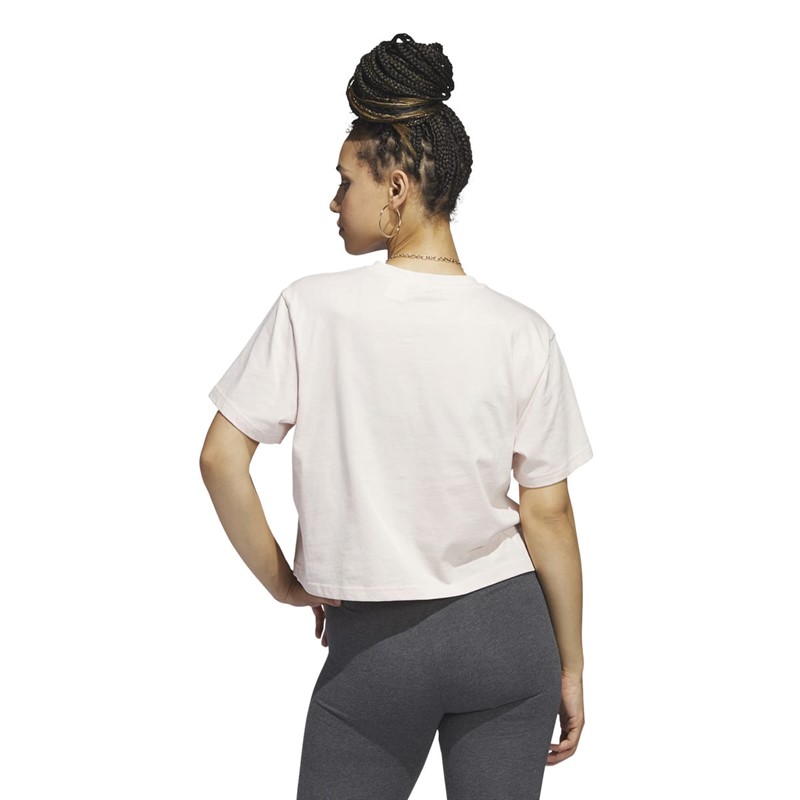 adidas Womens Badge Of Sport Graphic T-Shirt Wonder Quartz