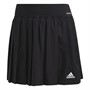 adidas Womens Club Tennis Aeroready Pleated Tennis Skirt Black/White