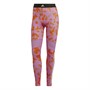 adidas Womens Hyperglam Aeroready Printed 7/8 Tight Leggings Pulse Lilac/Semi Impact Orange